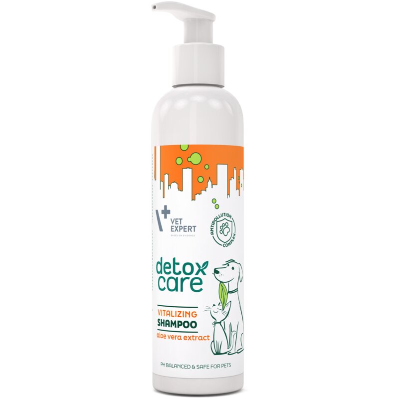 Vet Expert Detox Care Vitalizing Shampoo - szampon dla psów i kotów, także z matową sierścią 250 ML