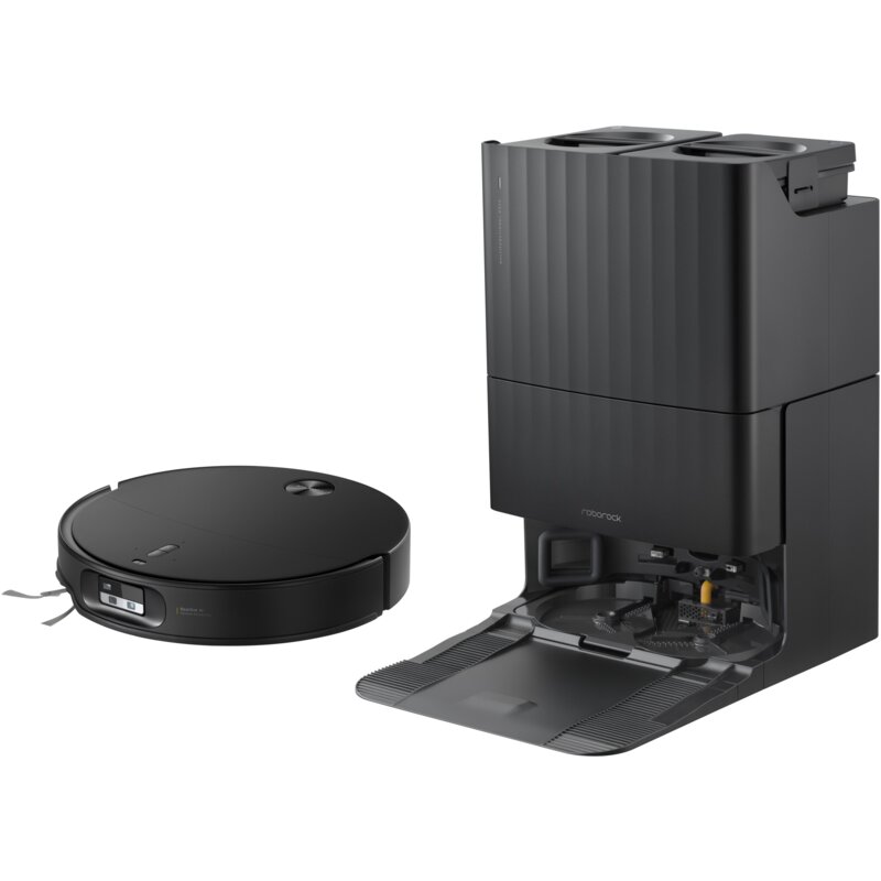 Roborock Qrevo Edge 2 Funkcja mopowania Stacja oczyszczająca Tworzenie mapy pomieszczenia Funkcje AI Czarny