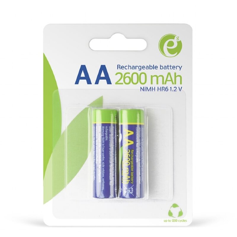 Akumulatorki AA 2600 mAh GEMBIRD (2 szt.)
