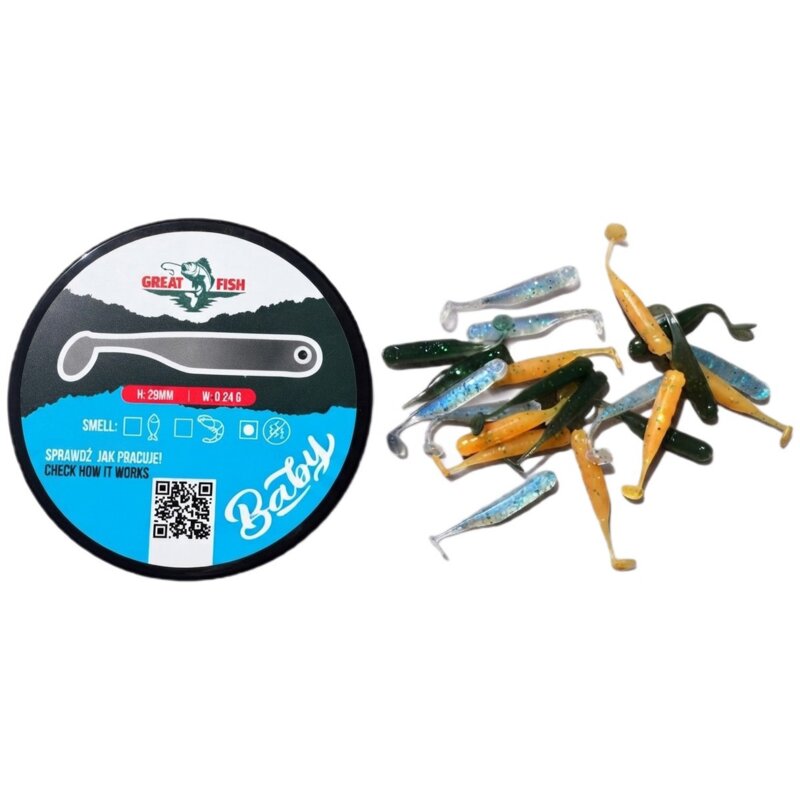 Przynęta GREAT FISH GF1B0053 29 mm Wielokolorowy (21 szt.)