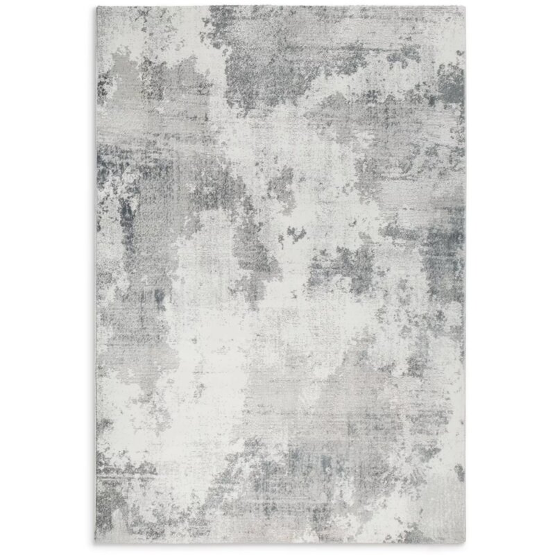 Dywan EUROFIRANY Anemon 60 x 100 cm Srebrny