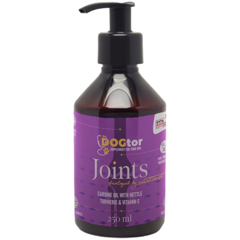 Suplement dla psa SYTA MICHA Dogtor Joints Oil 250 ml