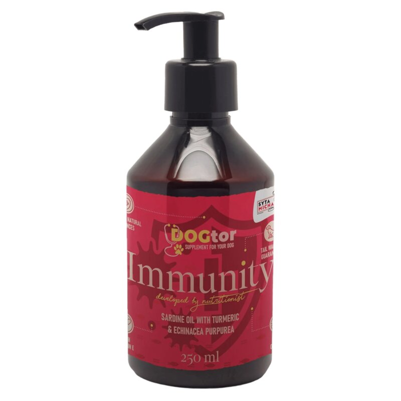 Suplement dla psa SYTA MICHA Dogtor Immunity Oil 250 ml