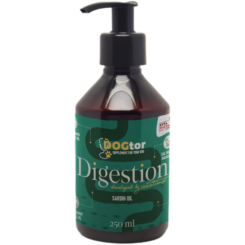 Suplement dla psa SYTA MICHA Dogtor Digestion oil dla psa 250 ml