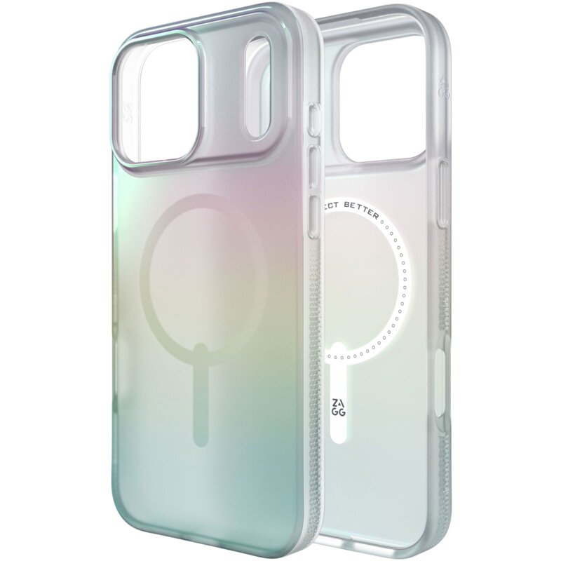 Etui ZAGG Milan Snap MagSafe Iridescent do Apple iPhone 17 Pro Max/18 Pro Max Wielokolorowy