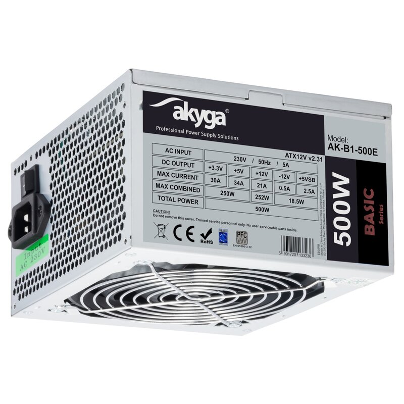 Zasilacz AKYGA AK-B1-500E 500W
