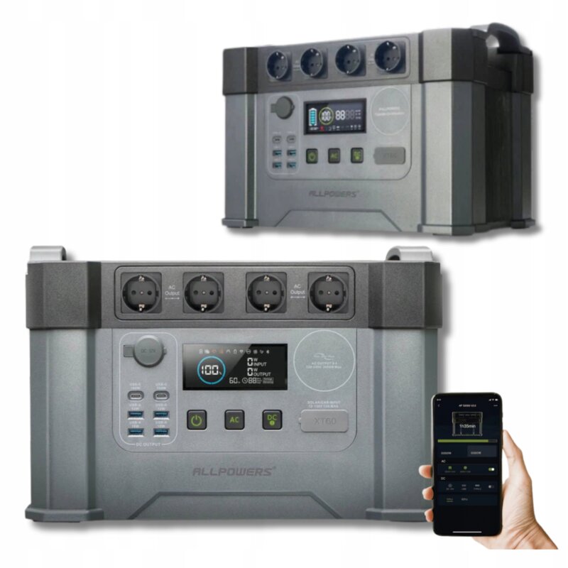 Przenośna stacja zasilania ALLPOWERS S2000 Pro 1500Wh 2400W