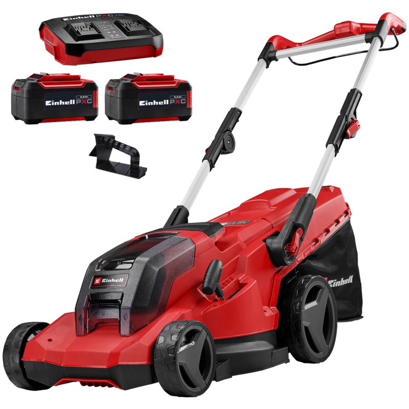 Kosiarka akumulatorowa EINHELL GP-CM 36/41 LI M, 41 cm, 5.2 Ah, 18 V, silnik bezszczotkowy, kosz 50L, 2 akumulatory 5.2 Ah