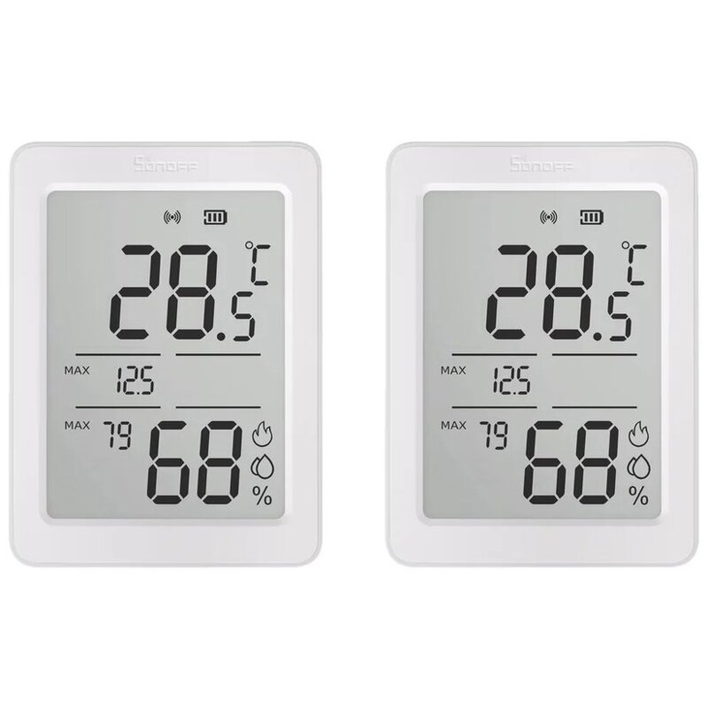 Czujnik temperatury i wilgotności SONOFF SNZB-02DR2 ZigBee (2 szt.)