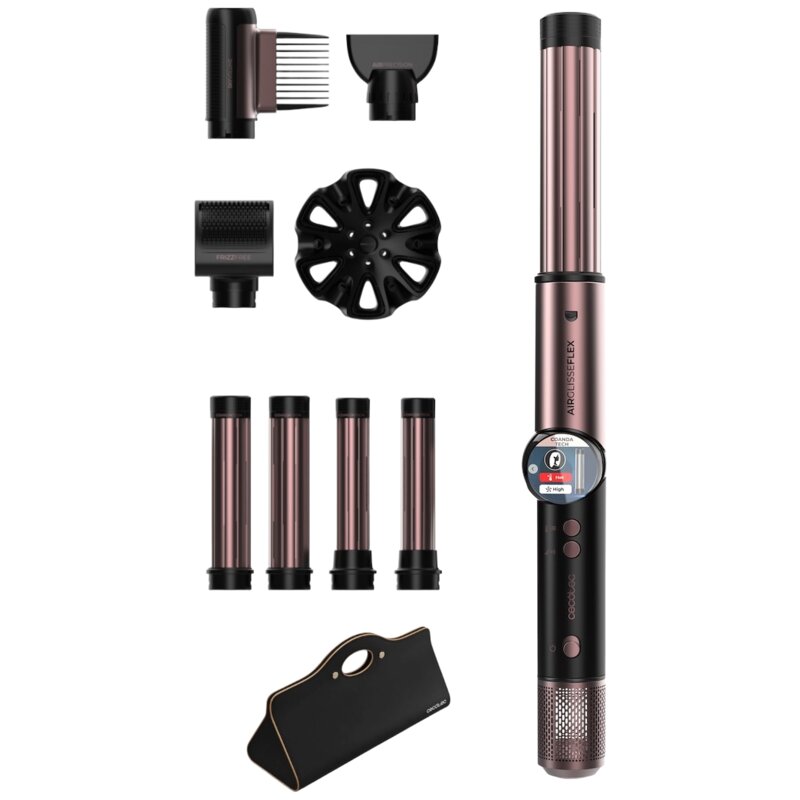 Suszarko-lokówka CECOTEC AirGlisse 8in1 Flex Czarny 32, 38 mm 1400W