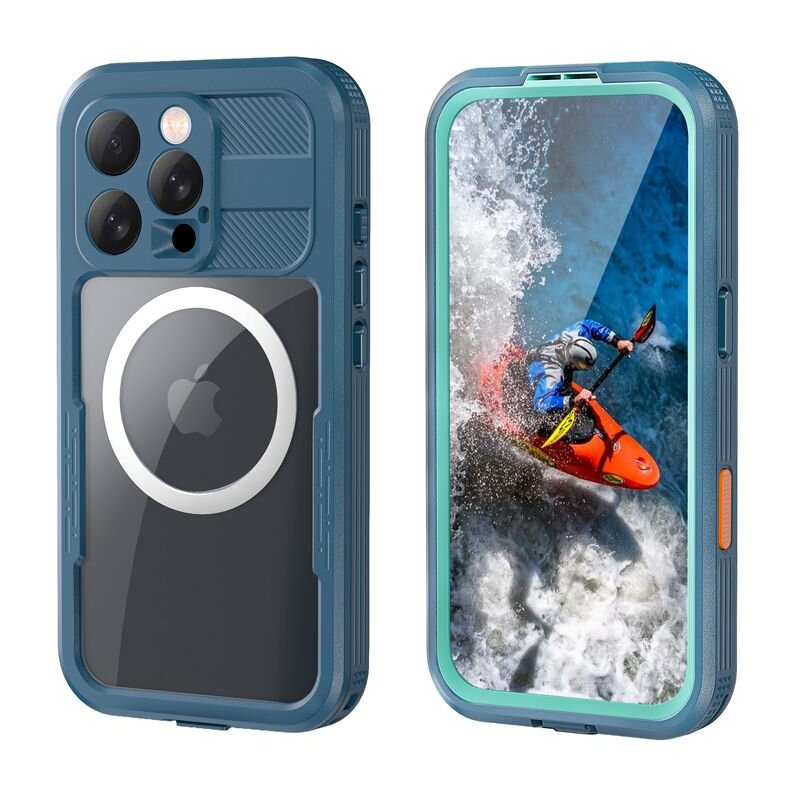 Etui wodoodporne CRONG Seal Cover IP68 do iPhone 16 Pro Morski