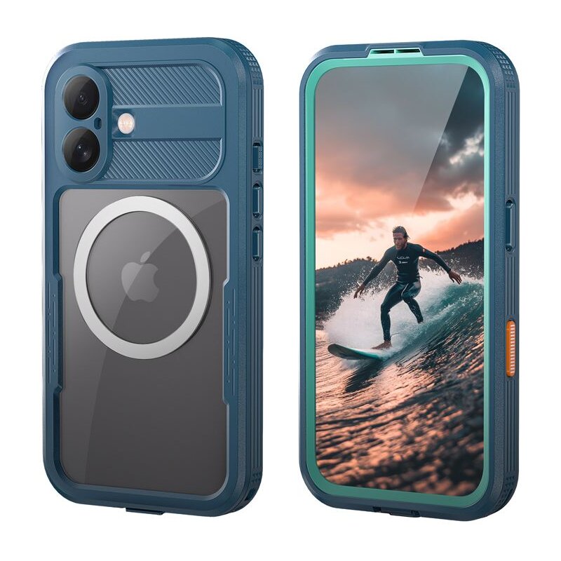Etui wodoodporne CRONG Seal Cover IP68 do iPhone 17 Morski