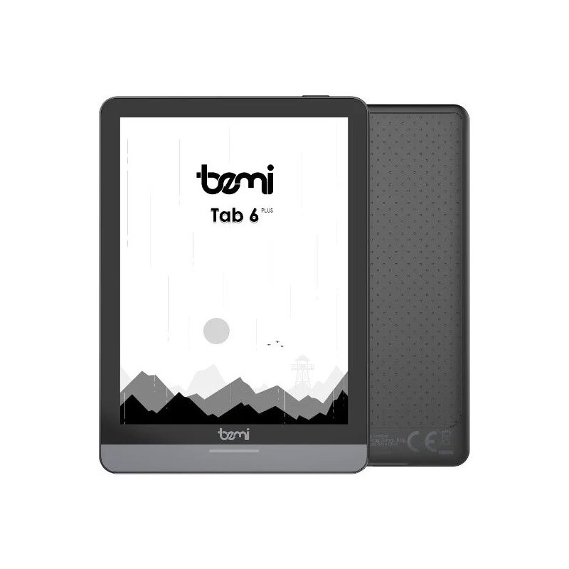 Czytnik e-booków BEMI Cognita TAB 6+ 6", Podświetlany ekran, Wi-Fi Czarny