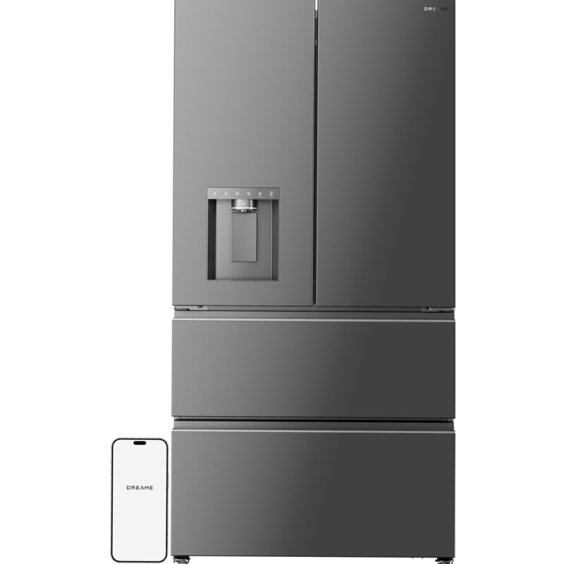 Chłodziarko-zamrażarka French Door DREAME DRF560WMXEEUPFizz Fresh Grafitowa stal