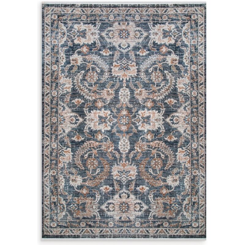 Dywan EUROFIRANY Hawai2 60 x 100 cm Niebieski