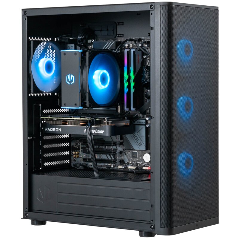Komputer MAD DOG VENTUM400ARGB-A01WR16WH R5-8400F 16GB RAM 1TB SSD Radeon RX9060XT Wi-Fi Windows 11 Home
