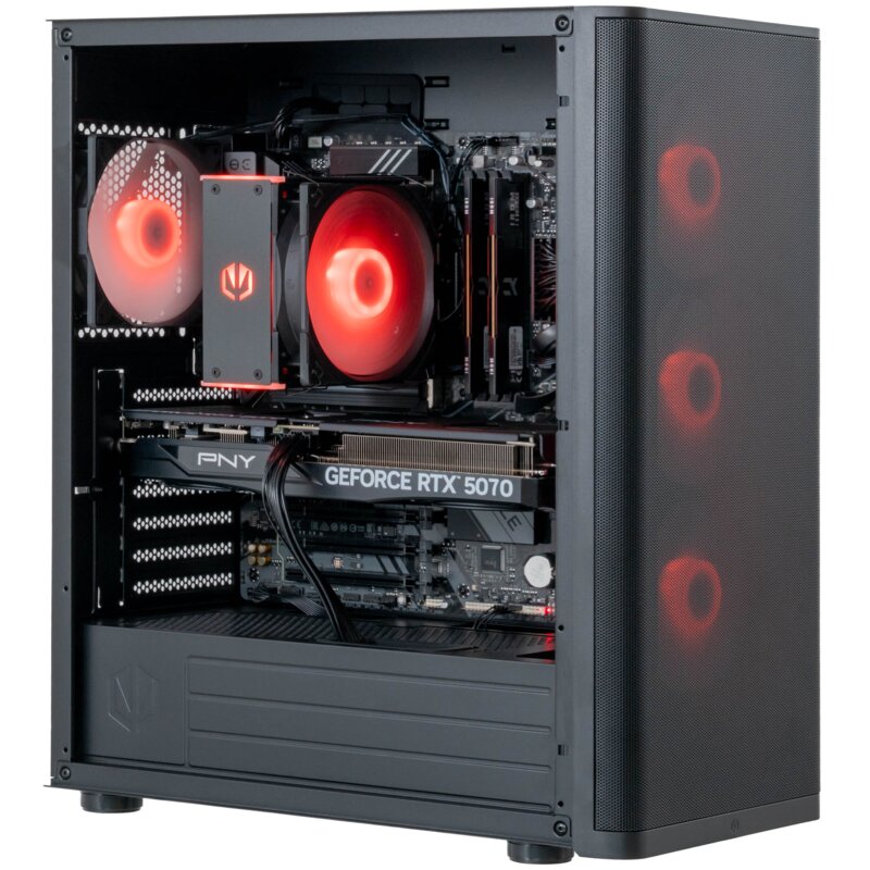 Komputer MAD DOG VENTUM400ARGB-A02WR32WP R5-7500F 32GB RAM 1TB SSD GeForce RTX5070 DLSS 4.5 Wi-Fi Windows 11 Professional
