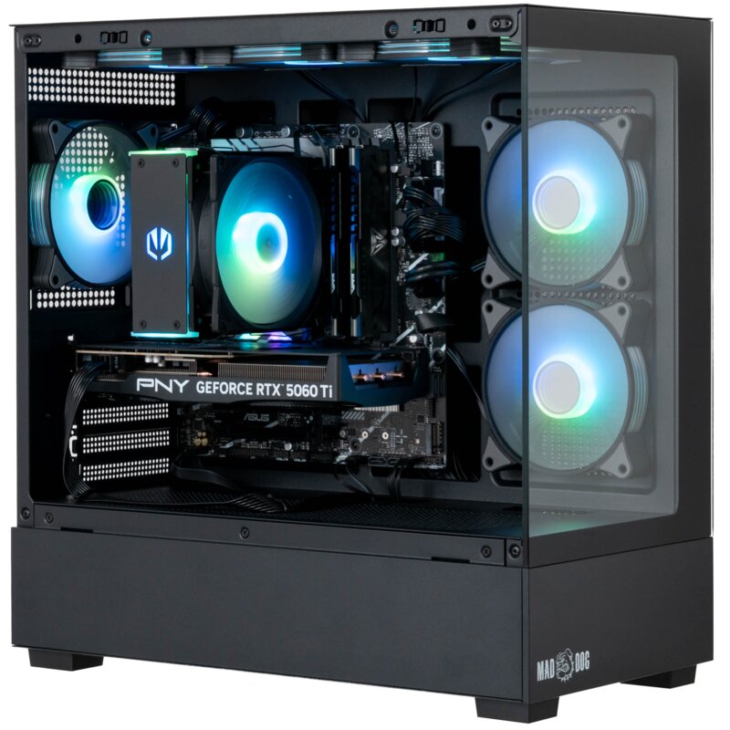 Komputer MAD DOG MD-I05WR16WH i5-14400F 16GB RAM 1TB SSD GeForce RTX5060Ti DLSS 4.5 Wi-Fi Windows 11 Home