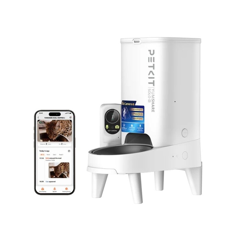 Dozownik karmy automatyczny PETKIT Yumshare Solo 2 Smart Pet Feeder