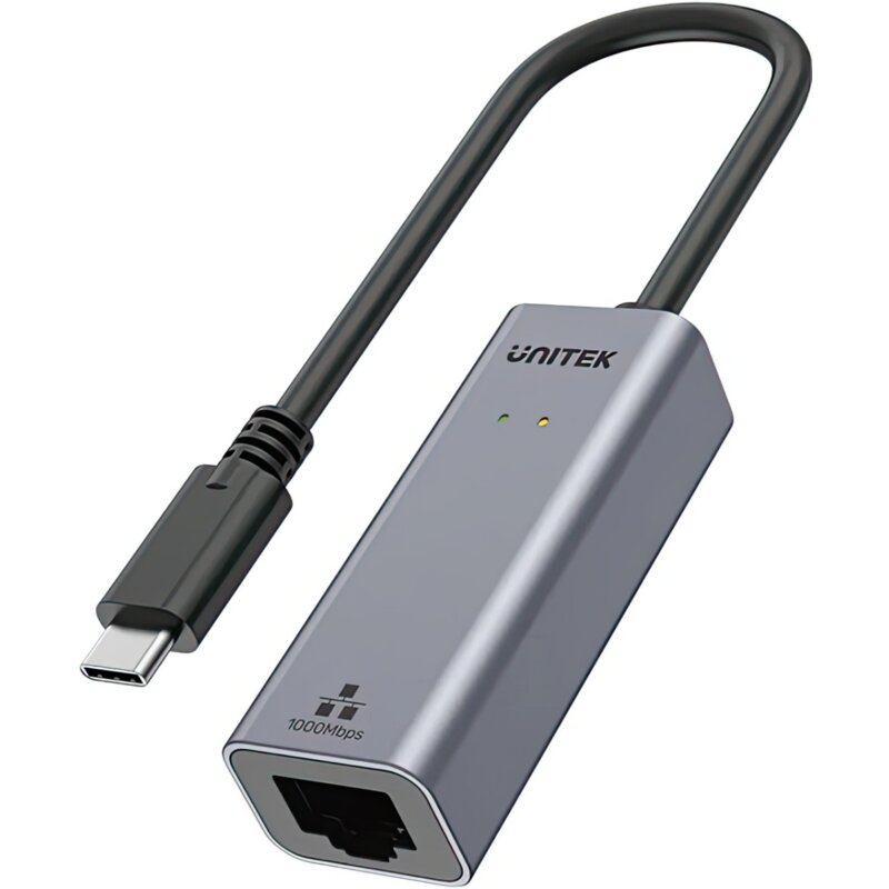 Adapter USB-C - RJ-45 UNITEK Y-3465GY01