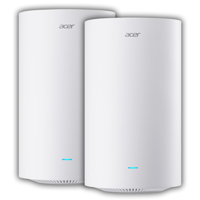 Router ACER Ovia T520 2.4 / 5 / 6 GHz (TriBand), Wi-Fi Mesh (2 szt.)