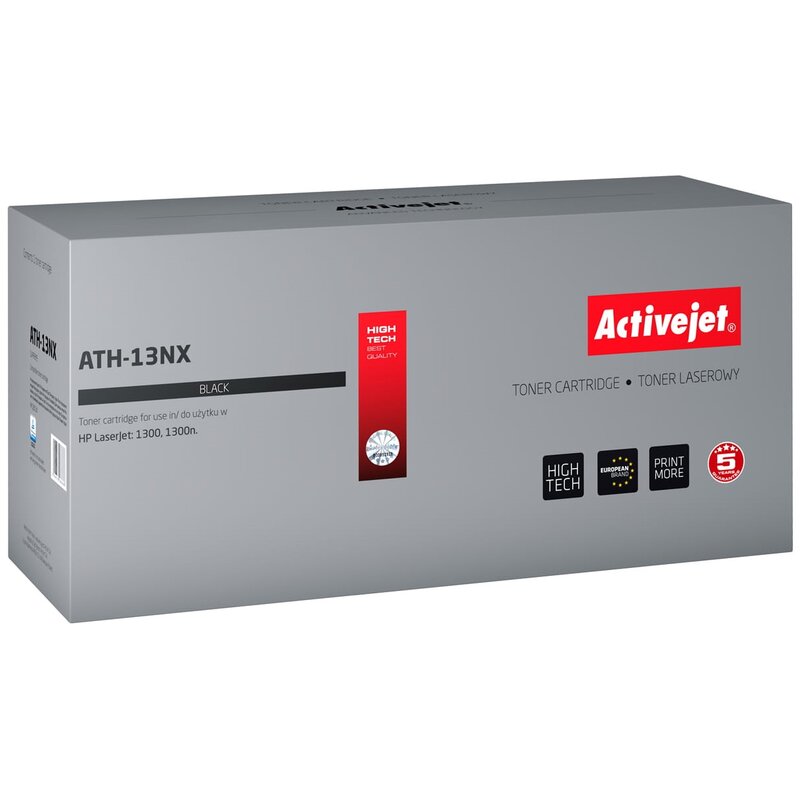 Activejet ATH-13NX Toner do drukarki HP, Zamiennik HP 13X Q2613X; Supreme; 4400 stron; czarny.