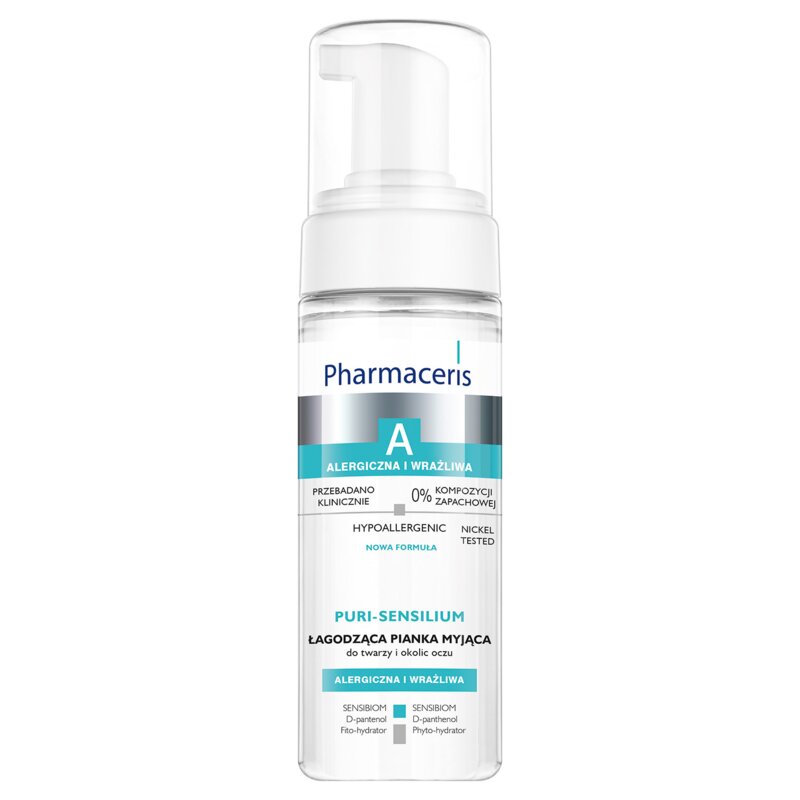 Pharmaceris a puri-sensilium łagodząca pianka myjąca do twarzy i oczu - 150 ML