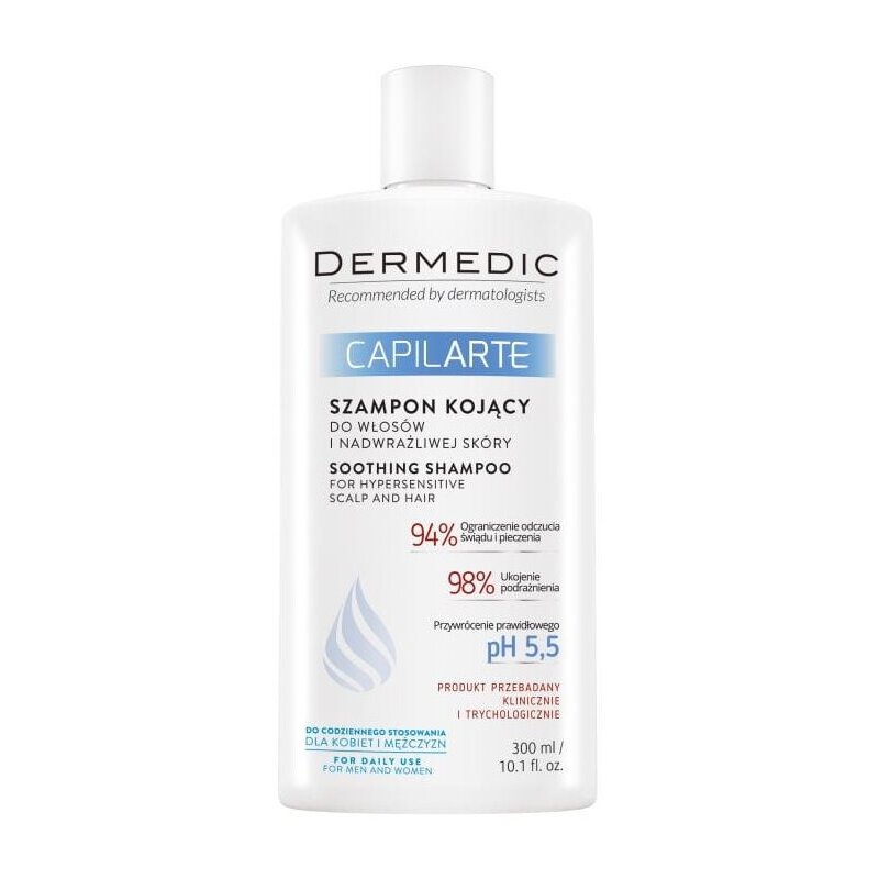 Dermedic capilarte szampon kojący do włosów i nadwrażliwej skóry - 300 ML