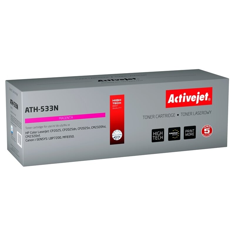 ActiveJet ATH-533N (zamiennik 304A) Purpurowy