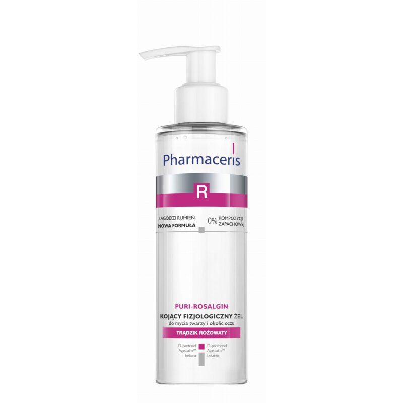 Pharmaceris r puri-rosalgin kojący fizjologiczny żel do mycia twarzy i okolic oczu - 190ML