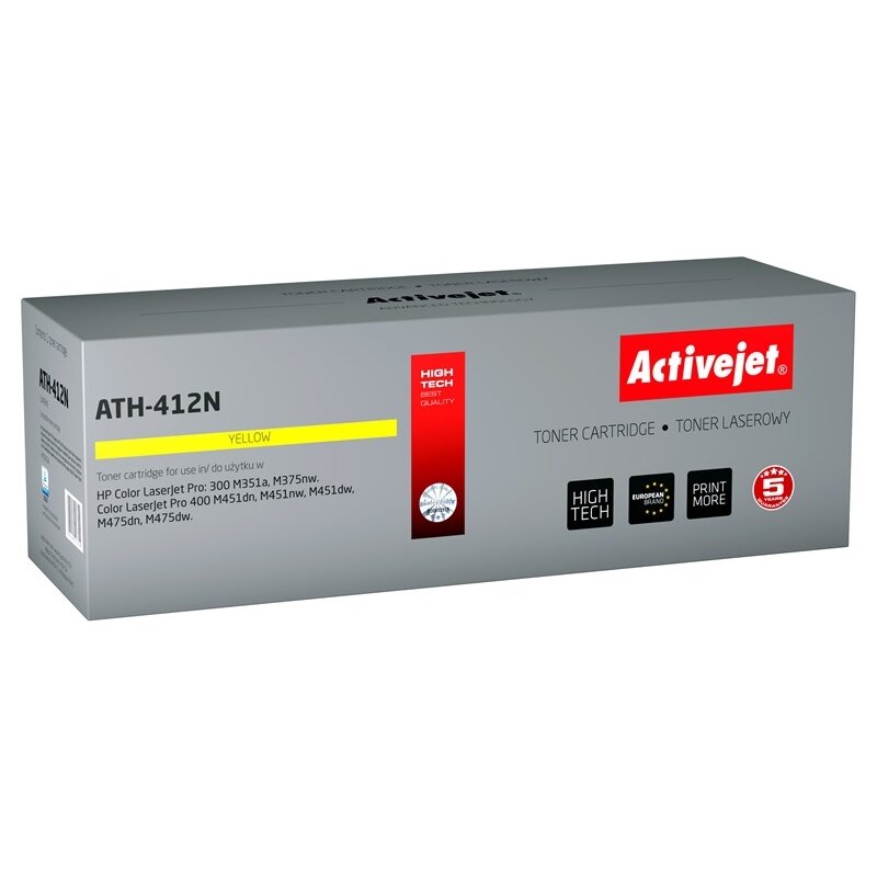 ActiveJet ATH-412N (zamiennik 305A) Żółty