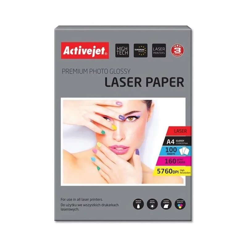 Papier fotograficzny ACTIVEJET AP4-160G100L 100 arkuszy