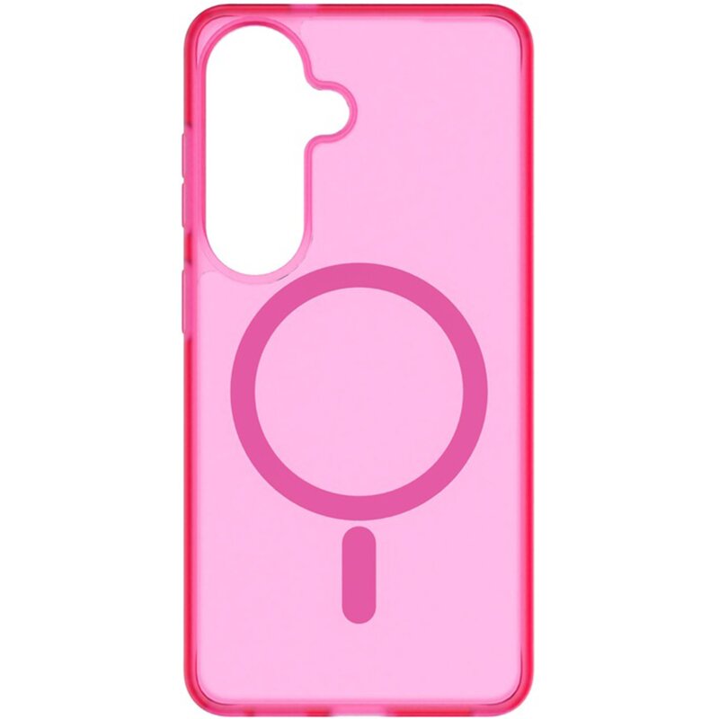 Etui CELLULARLINE Frosty MagSafe do Samsung Galaxy S26 Różowy