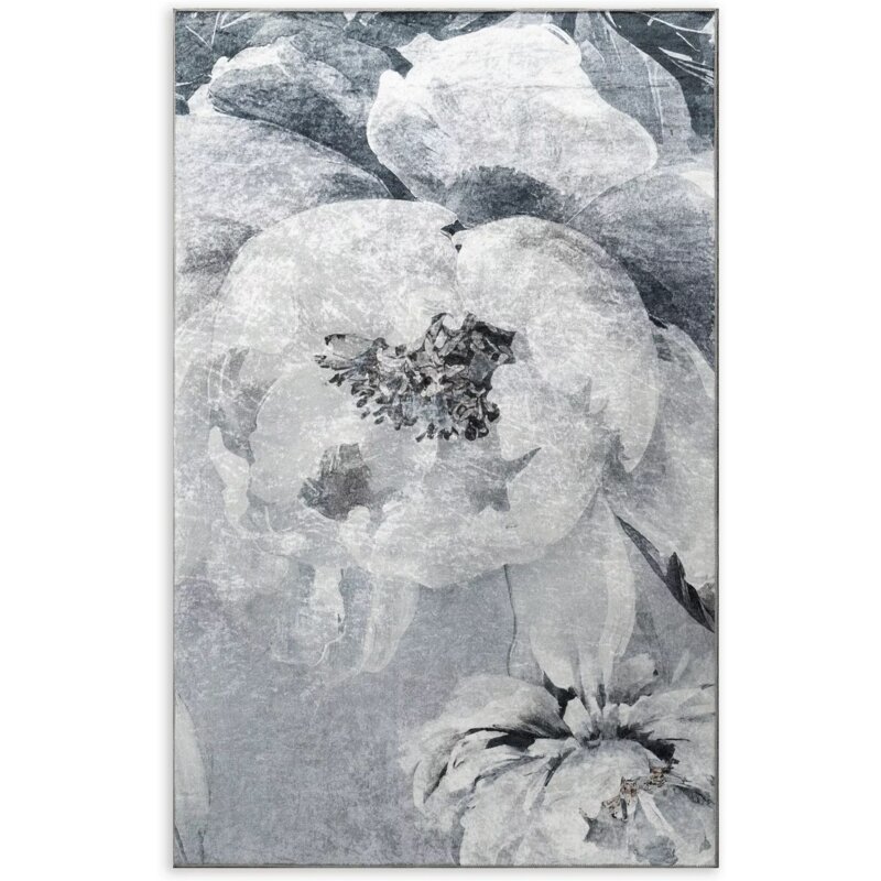 Dywan EUROFIRANY Lotus4 80 x 140 cm Jasnoszary