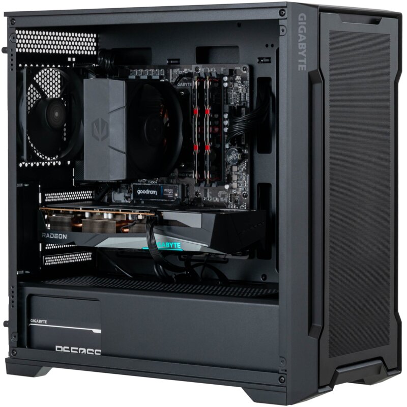 Komputer MAD DOG Powered by Gigabyte C102-A02WR16WH R5-5500 16GB RAM 1TB SSD Radeon RX7600 Wi-Fi Windows 11 Home