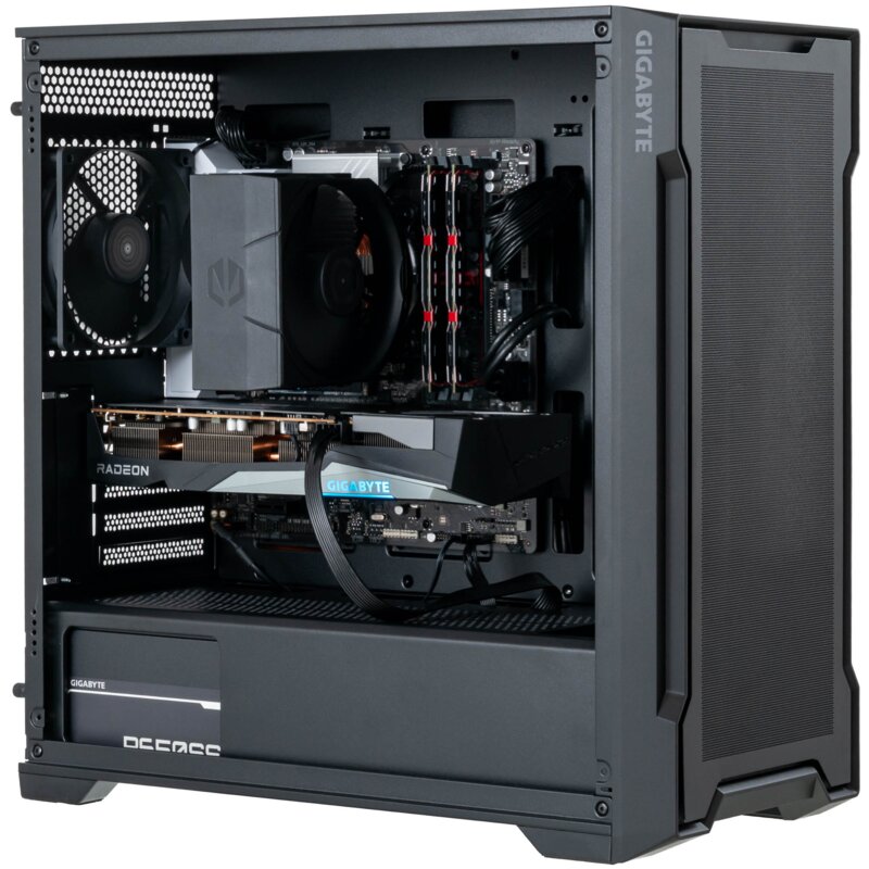 Komputer MAD DOG Powered by Gigabyte C102-I02DB16 i5-14400F 16GB RAM 1TB SSD Radeon RX7600 Wi-Fi