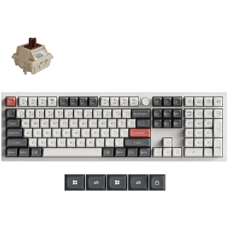 Klawiatura KEYCHRON Q6 Ultra 8K Wireless Keychron Silk POM Switch Brown