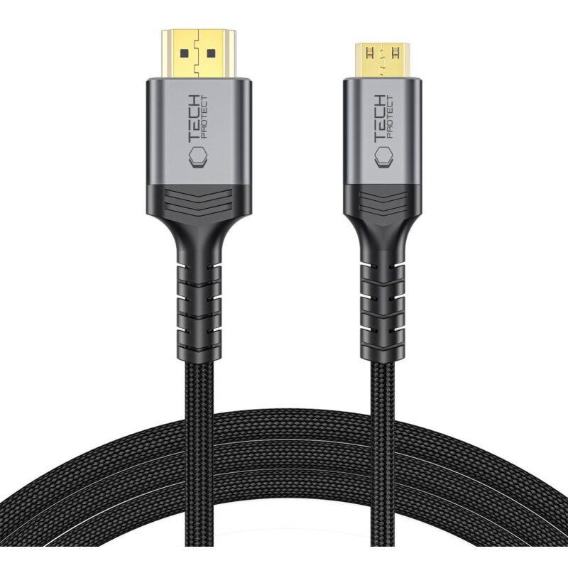 Kabel HDMI - Mini HDMI TECH-PROTECT UltraBoost 2.1 4K 120HZ/8K 60HZ 2m