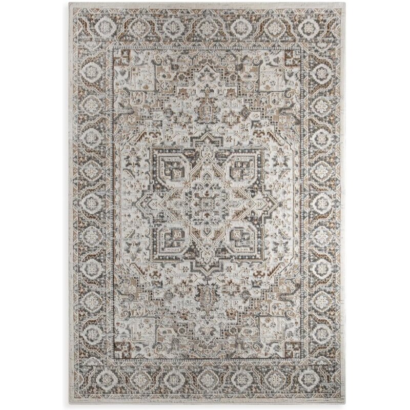 Dywan EUROFIRANY Elora3 60 x 100 cm Kremowy