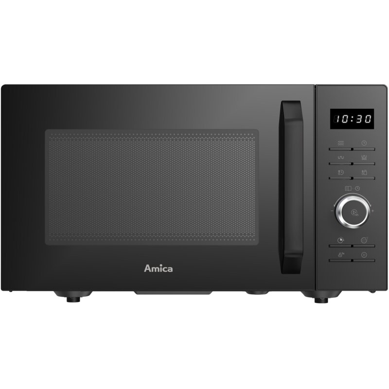 Kuchenka mikrofalowa AMICA MMG23E3GB 900W średnica 27 cm pojemność 23L Czarny