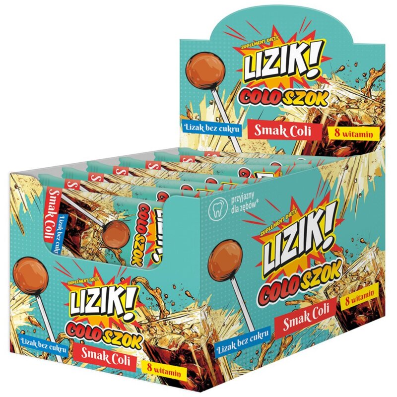Lizak STARPHARMA Lizik! Cola 8 witamin Bez cukru (30 szt.)