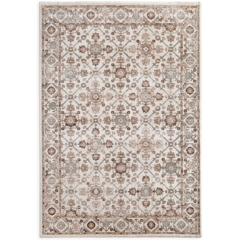 Dywan EUROFIRANY Mona 140 x 190 cm Kremowy