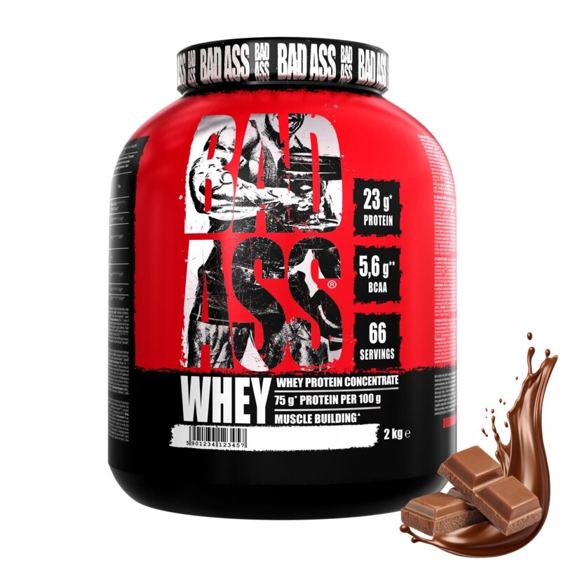 Odżywka białkowa BAD ASS Whey Czekoladowy (2000 g)
