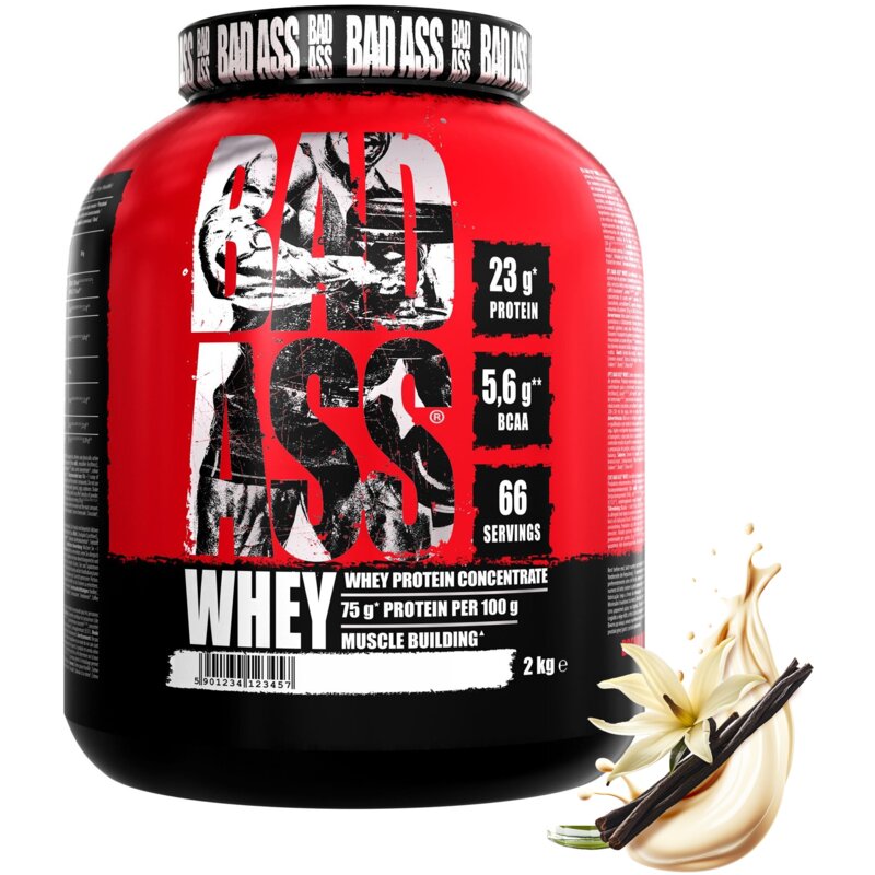 Odżywka białkowa BAD ASS Whey Lody Waniliowe (2000 g)