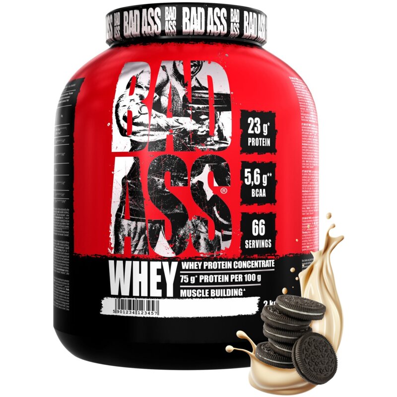 Odżywka białkowa BAD ASS Whey Ciastka z kremem (2000 g)