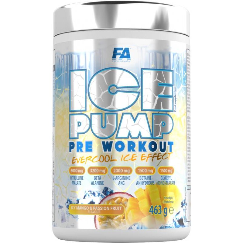 Przedtreningówka FA Ice Pump Pre Workout Mango-marakuja (463 g)