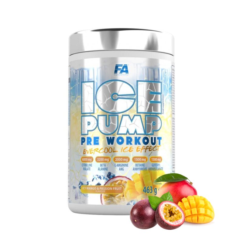 Przedtreningówka FA Ice Pump Pre Workout Mango-marakuja (463 g)