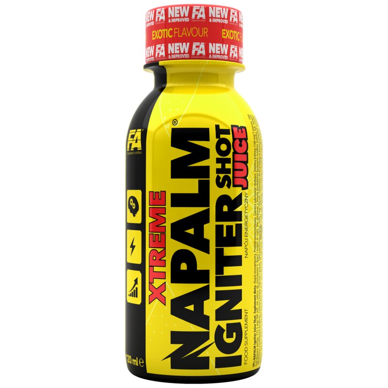 Przedtreningówka FA Napalm Igniter Juice Shot Egzotyczny (120 ml)
