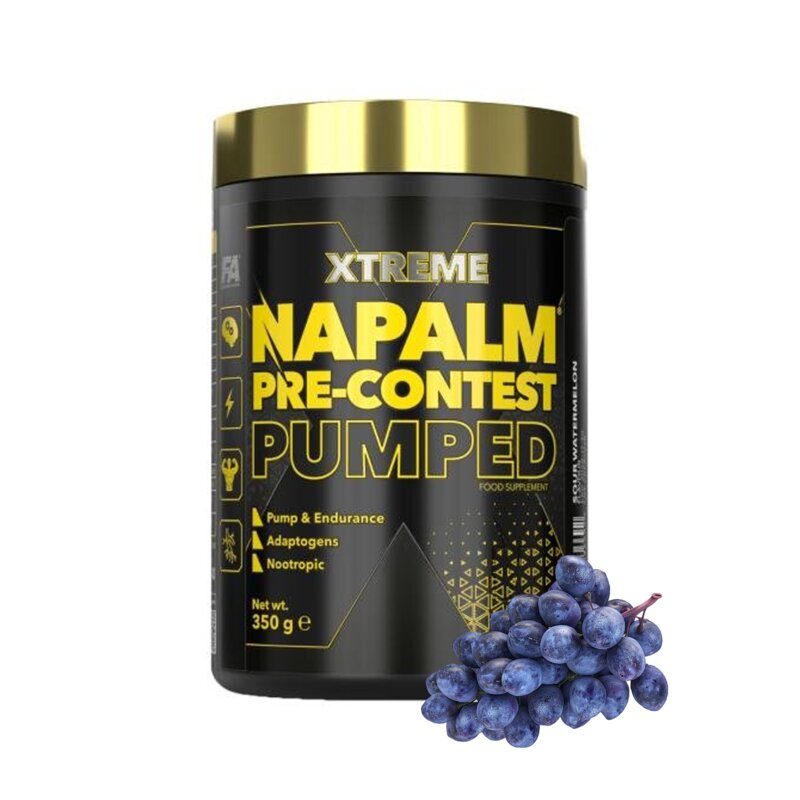 Przedtreningówka FA Napalm Pre-contest Pumped Winogronowy (350 g)