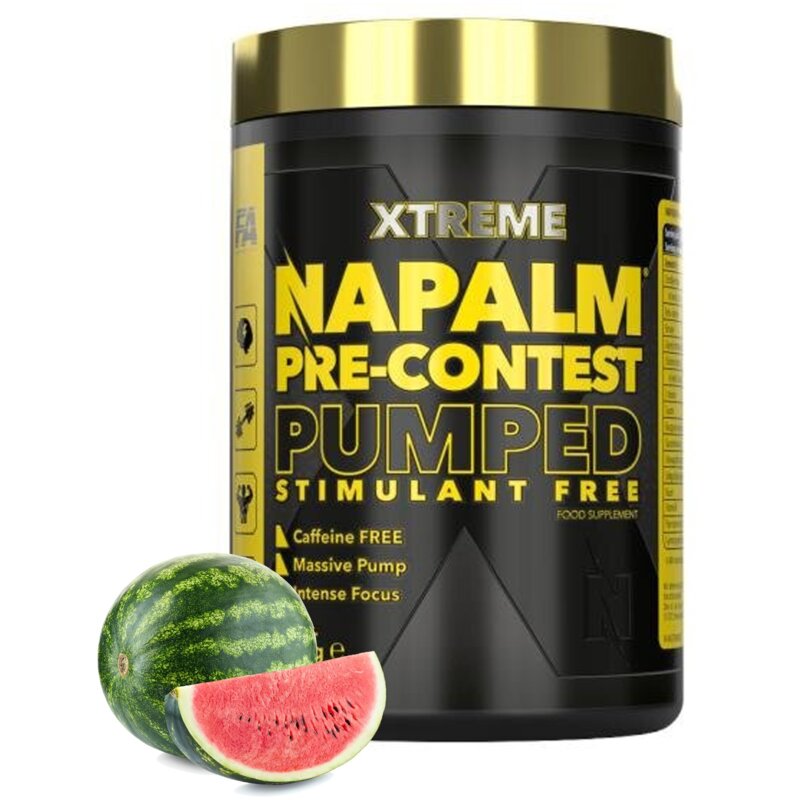 Przedtreningówka FA Napalm Pre-contest Pumped Stimulant Free Kwaśny arbuz (350 g)